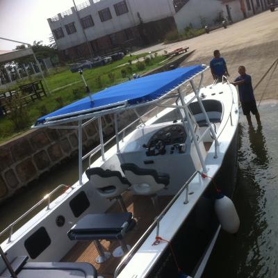 China YAMANE YACHT 8.20m Aluminum Center Console High Speed ​​Aluminum Yacht Fishing Boat With Above Deck for sale