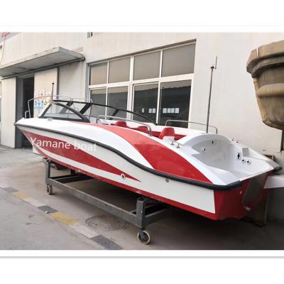 China Fiberglass 7.6m Fiberglass Motor Speed ​​Passenger Boats for sale