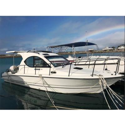 China Lake-River-Sea-Ocean YAMANE BOAT Good Performance Cabin Cruiser 28ft Fiberglass Cabin Fishing Boat Party Boat For Water Sports for sale