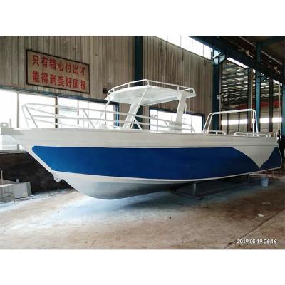 China Hot Sale Aluminum Center Console High Quality 9.60m Hard Top Sports Boat Aluminum Fishing Boat for sale