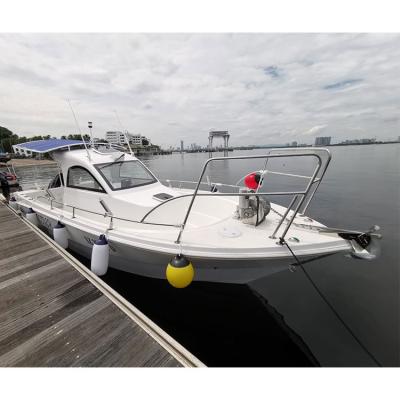 China Professional River-Sea-Lake-Ocean Yacht Manufacturer 8.50m Sports Yacht China Factory High Speed ​​Fiberglass Fishing Patrol Boat Luxury Yacht for sale