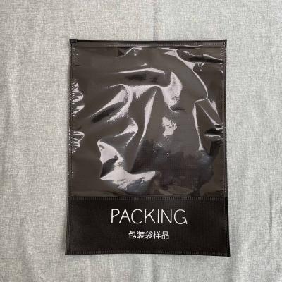 China BIODEGRADABLE Custom Packaging Bag For Garment Wholesale Non Woven Zipper Bag With Own Logo Customized Plastic Poly Bag For Packaging Clothing for sale