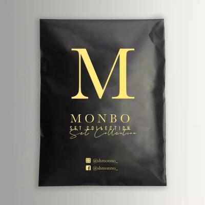 China shoes & Custom Plastic Clothing Mailing Mailer Gold Poly Delivery Shipping Express Bags With Logo Printing for sale