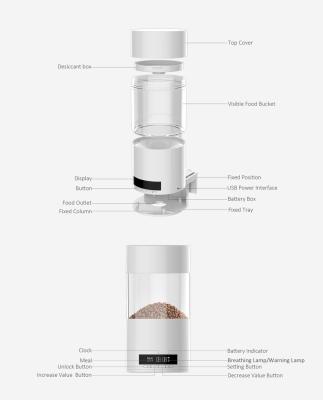 China Fish Viable Moisture Proof Electric Auto Feeder For Aquarium Tank Timer for sale