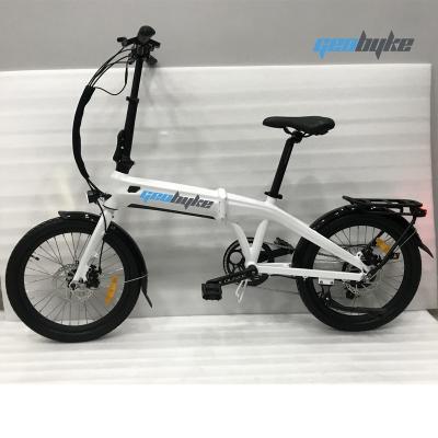 China Aluminum Alloy 20 Inch Folding Electric Bicycle 250W Motor Electric Bike Light Weight for sale