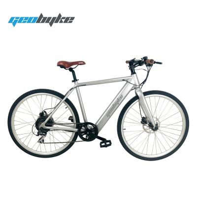 China Aluminum alloy 28 inch city electric bike e bike light city electric bike with hidden battery 36V 10.5Ah for sale