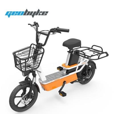 China Standard Power 750W Motor For Fast Food Delivery City Bike Storage Battery Electric Bike for sale