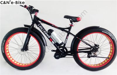 China Front And Rear Suspension Fat Tire Electric Snow Bike , Lightweight Electric Bike for sale