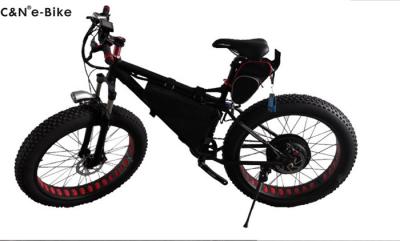 China Brushless Motor Fat Tyre Wheel Electric Snow Bike With Huge Tires Alloy Frame for sale