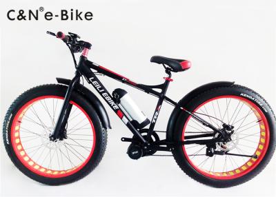 China Giant Fat Tire Sand Bike With Waterbottle Battery , Mountain Bike With Huge Tires for sale