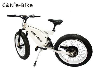 China High Speed Electric Fat Tire Mountain Bike , Electric Bicycle With Big Fat Tires for sale