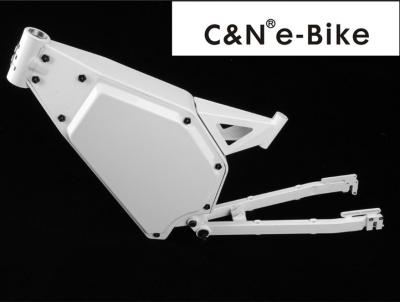 China Full Suspension Electric Motocross Enduro Bike Frame , Lightweight Mountain Bike Frame for sale