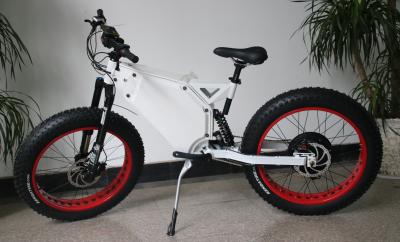 Chine vélo électrique d'affichage de 48v3000w TFT gros d'alliage d'enduro de neige blanche colorée de cadre avec la batterie au lithium à vendre