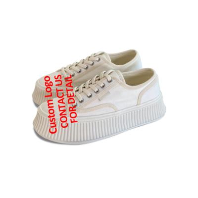 China High quality fashion trend design women's popular sneakers new fashion cool sports shoe All-match retro temperament white shoes for sale