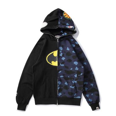 China Hot Selling QUICK DRY 3D Washed Print BAPE Shark Hoodies 2021 Redneck Zipper Sweater Funny Brand Top Casual Coat Fashion Sweatshirt for sale