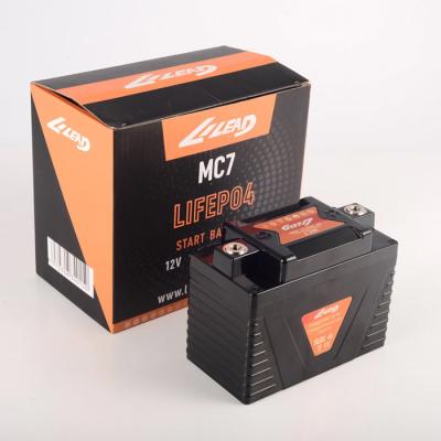 China Van het Lithiumion rechargeable battery modified lithium van MC7 12v van het het Ijzerfosfaat de Motorfietsbatterij Te koop