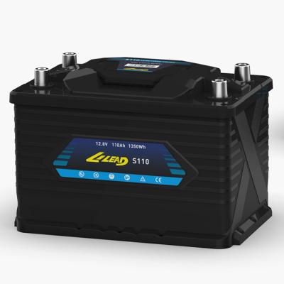 China 110AH 12 Volt Lifepo4 Batterie Dual Purpose EV Grade für Boot zu verkaufen