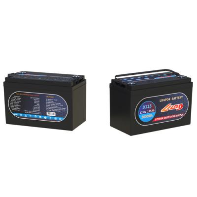 Cina Litio Ion Boat Battery di 125AH 12V 6000 cicli per la casa marina di rv in vendita