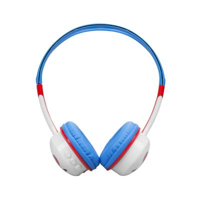 China Lovely Circumaural Design Colorful Kids BT5.0 Wireless Earphone Flexible And Strong Children Safe Use Structure Wireless BT5.0 Earphone for sale