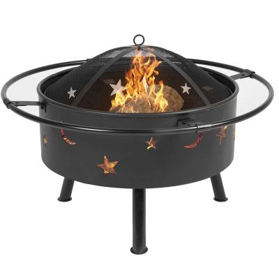 China SKYWELL Round Easily Cleaned Outdoor Smokeless Firepit, Outdoor Firepit Camping For Garden for sale