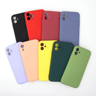 China Full Body Protection For iPhone 11 Pro Case Max Color Candy Silicone TPU Full iPhone 11 Slim Shell Mobile Phone Case For Protector for sale