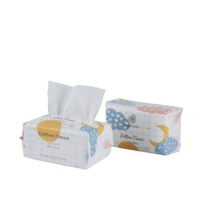 China Disposable Facial Towel Soft Skin Friendly Disposable Cleaning Facial Tissues But Eco - Friendly for sale