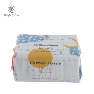 China Disposable But Eco-friendly Cotton Cloth Disposable Cotton Towel Face Cleaning Soft Cloth For Baby for sale