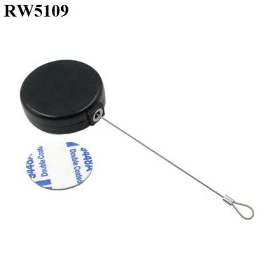 China Safely Locate RUIWOR RW5109 Round Spring Return Wire Rope Reel Retractable Plus Size Customizable Fixed Buckle End for sale