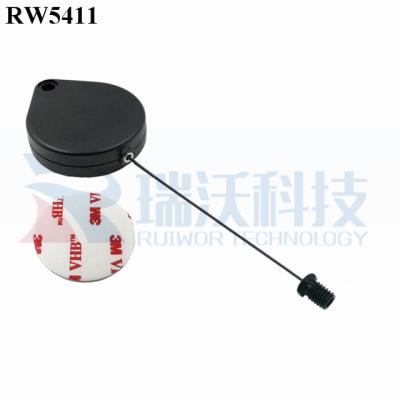 China ABS Plastic RUIWOR RW5411 Anti Theft Heart Shaped Retractable Access Box Plus M6 /M8 or Customized Flat Main Screw Cable End for sale