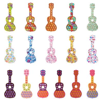 China Fashionable HuaMJ 2021 Amaon Hottest Fidget Popper Bubble Custom New Pack Fidget Stress Relief Toys For Guitar Fidget for sale