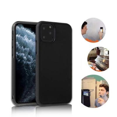 China Shockproof 2022 HuaMJ Wholesale Fashion TPU PC Nano Suction Anti Gravity Phone Case For Iphone 14 13 Pro Max for sale