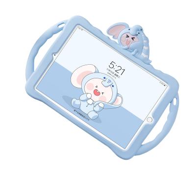 China Eco-Friendly Decompression 2022 New arrivals multiple models for ipad mini 1-2021 pro cute blue elephant silicone case with holder for ipad mini 6 case for sale