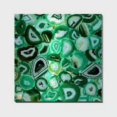 China Modern semi-precious stone Leeste 007 for villa and other large area high end project green color for sale