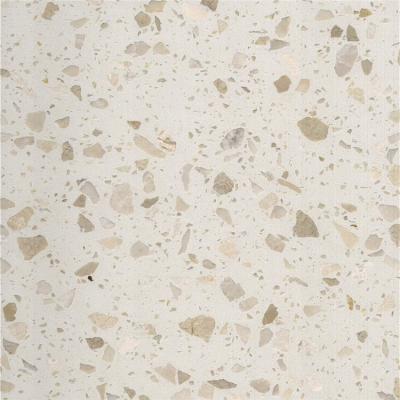 China Modern artificial beige terrazzo tabels stone terrazzo floor tiles sample for wholesale for sale