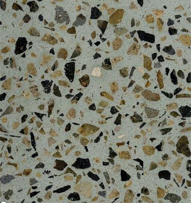 China Modern Artificial Terrazzo Summer Green Terrazzo Tiles And Slabs for sale