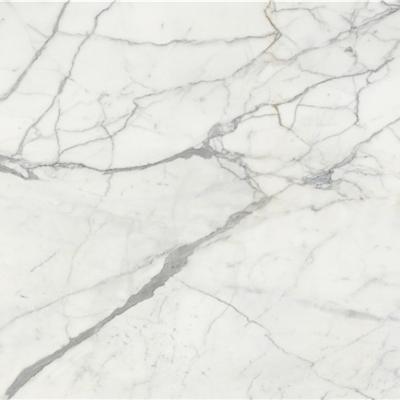 China High Acid Resistant Brand New Calacatta White Nano Crystallized Glass Nano Panel Slabs Artificial Stone Stone Slab For Worktop for sale