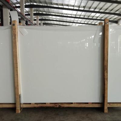 China China AR Grade Cheapest Durable White Nano Glass Panel Crystallized Glass Stone for sale