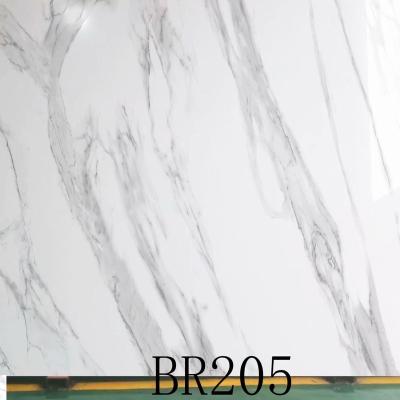 China Calacatta modern white artificial stone slab, synthetic stone, engineered stone, engineered stone with grein veins for sale