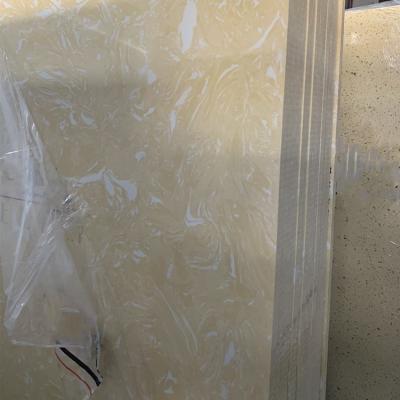 China Engineer Modern Artificial Stone Color Lvory Cream Marble Beige Slab (EST-B064) for sale