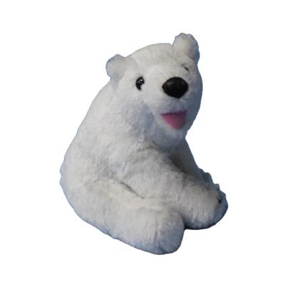 China As Gift Kids Play Competitive Price White Polar Bear With Smile Stuffed Soft Plush Toy for sale