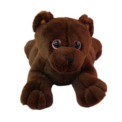 China As a Gift Children Play Vivid Stuffed Plush Toy Realistic Super Soft Panther Black Panther for sale