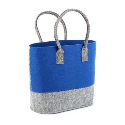 China Eco Friendly Eco Friendly Grocery Felt Reusable Shopping Tote Shoulder Shopping Bags for sale