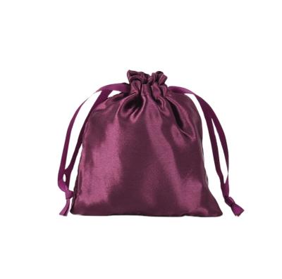 China Reusable Custom Popular Gift Silk Dust Stain Handmade Drawstring Bag for sale