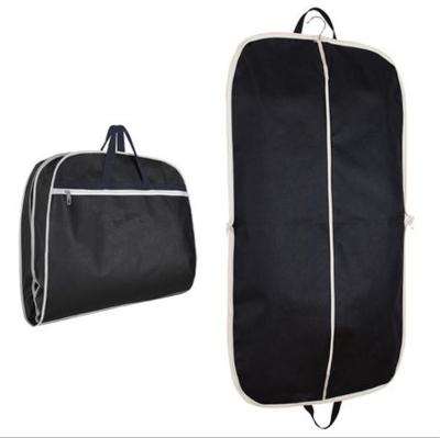 China Wholesale 600D Oxford Cloth Suit Garment Bag Black Zipper Suit Eco-friendly Garment Bag for sale