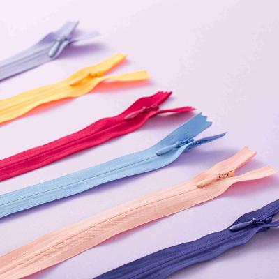 China Viable Factory Wholesale Fashion Dresses Zipper Nylon Invisible Zipper #3 For Sale for sale