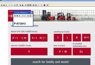 China Herramientas de diagnóstico para Linde, catálogo de piezas EPC de la carretilla elevadora de la ayuda de Microsoft en venta