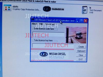 China Software Keygen de Nissan UD V3.01 para el software de diagnóstico del camión de Nissan en venta