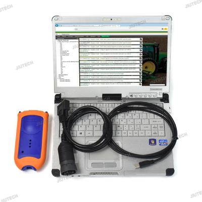 China Electronic Data Link Diagnostic for JOHN DEERE EDL V2 Construction Agriculture Equipment Service Tool+CF C2 laptop for sale