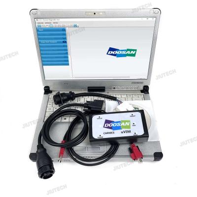 Chine Pour Doosan uVIM outil de diagnostic Excavateur chariot élévateur moteur détection de défaut Scanner Interface DDT CARNICS et CF C2 ordinateur portable à vendre