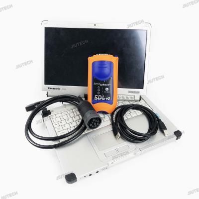 China Agriculture Construction Equipment Diagnostic Tool for john deere EDL V2 Diagnostic Kit with 5.3 AG CF + CFC2 Laptop for sale